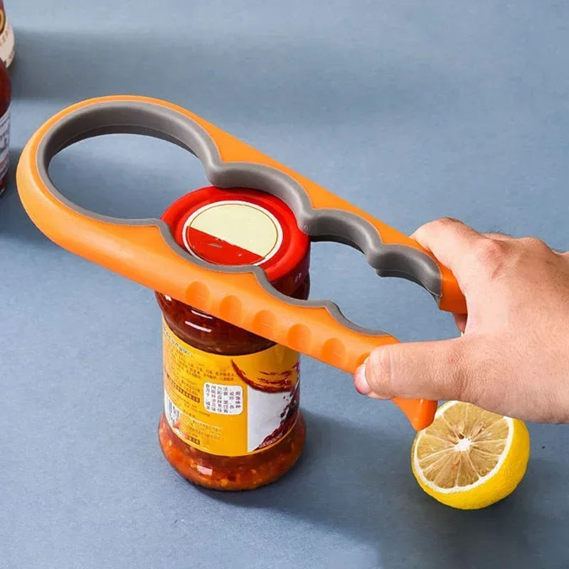 Kitchen Gadgets Jar Openers - Ouvre-boîte multifonctionnel 4-en-1, nouveau modèle 2026,
