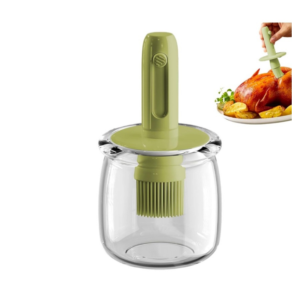 Kitchen Gadgets Dispenser Brush Holder - Distributeur d'huile de cuisson, bouteille de