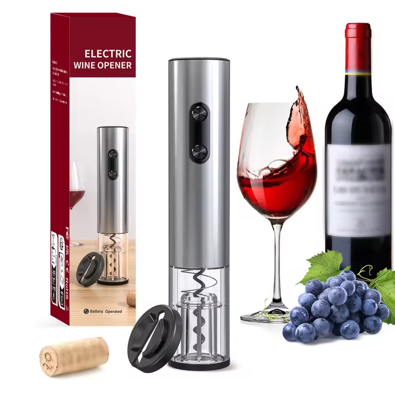 Electric Can Opener - Ouvre-bouteille de vin électrique automatique, tire-bouchon