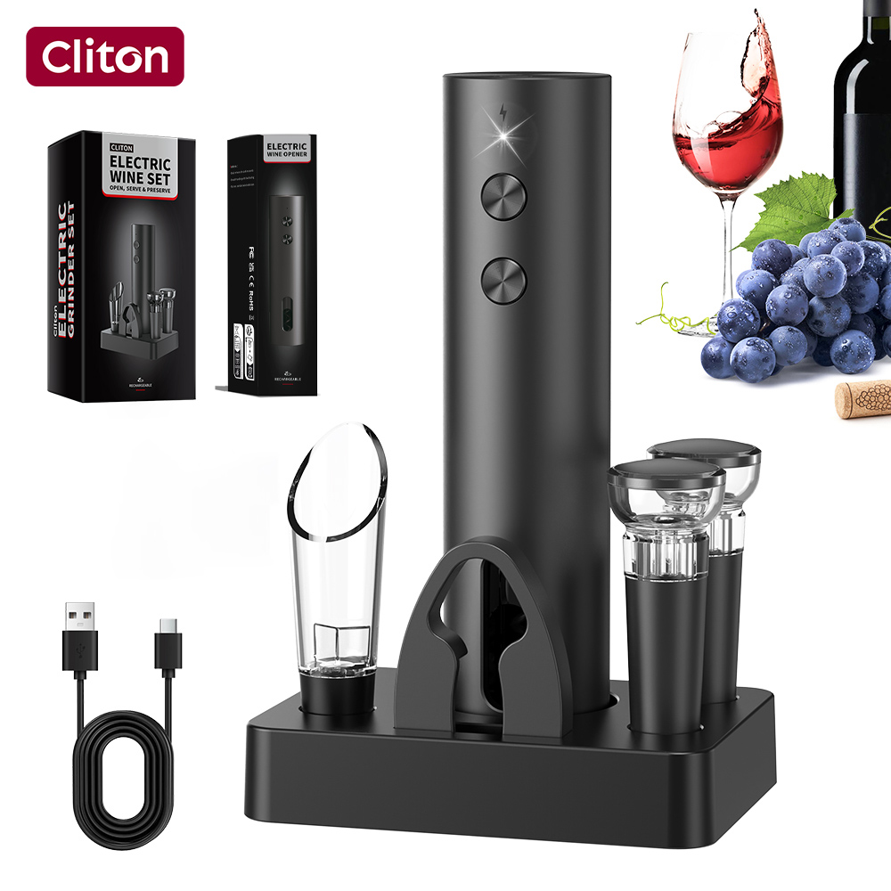 Electric Can Opener - Tire-bouchon électrique automatique sans fil USB-C