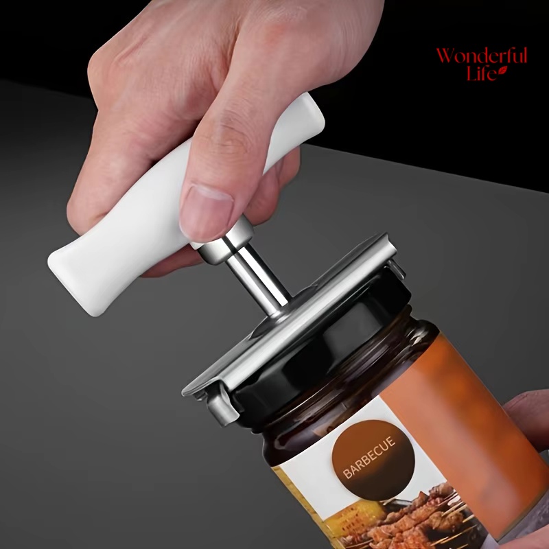 Kitchen Gadgets Jar Openers - Ouvre-bouteille multifonction réglable en acier inoxydable,