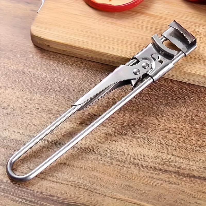 Kitchen Gadgets Jar Openers - Ouvre-boîte manuel réglable en acier inoxydable