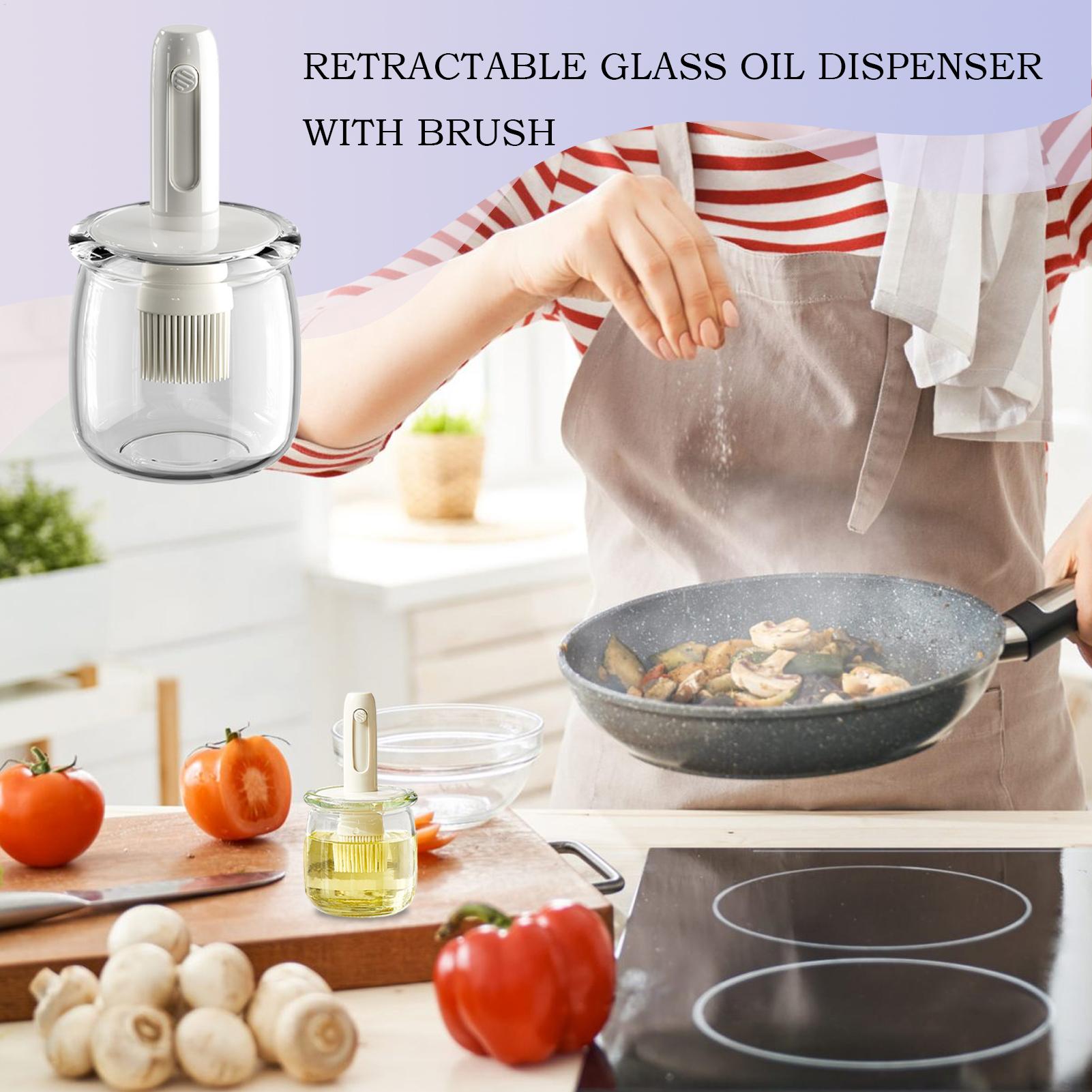 Distributeur d'huile en Silico - Kitchen Gadgets Dispenser Brush Holder avis et prix