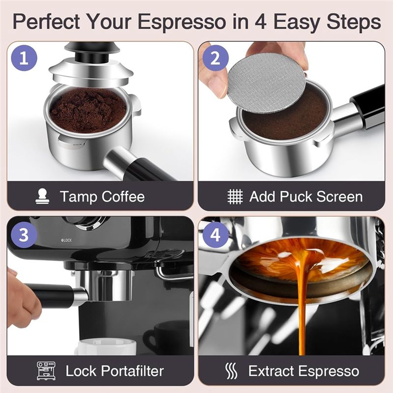 ABUN Porte-filtre sans fond de - Breville Espresso Barista Express avis et prix