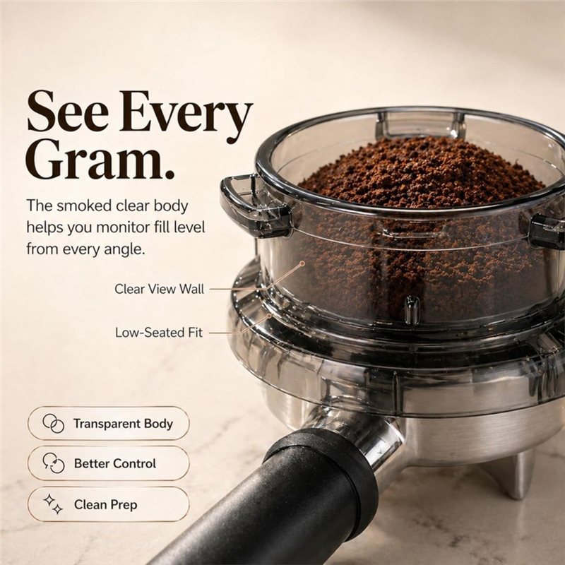 Entonnoir doseur 54 mm à verro - Breville Espresso Barista Express avis et prix